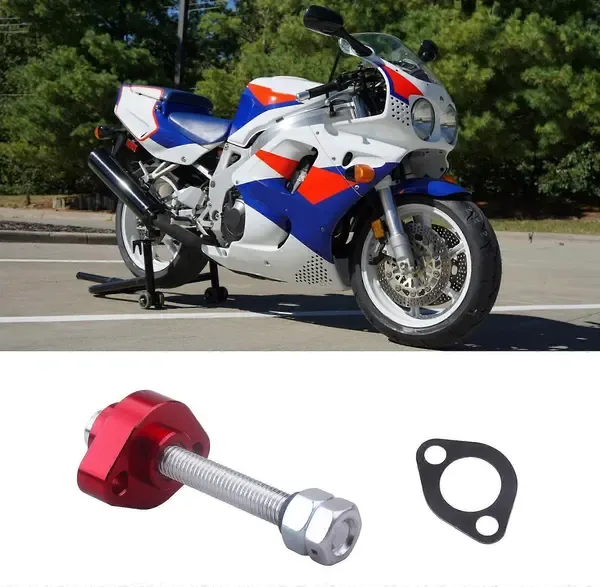 Practical High Performance Manual Cam Timing Chain Tensioner for Honda CBR600F F3 F4 F4I, Replacement Part, Red Color — image 3