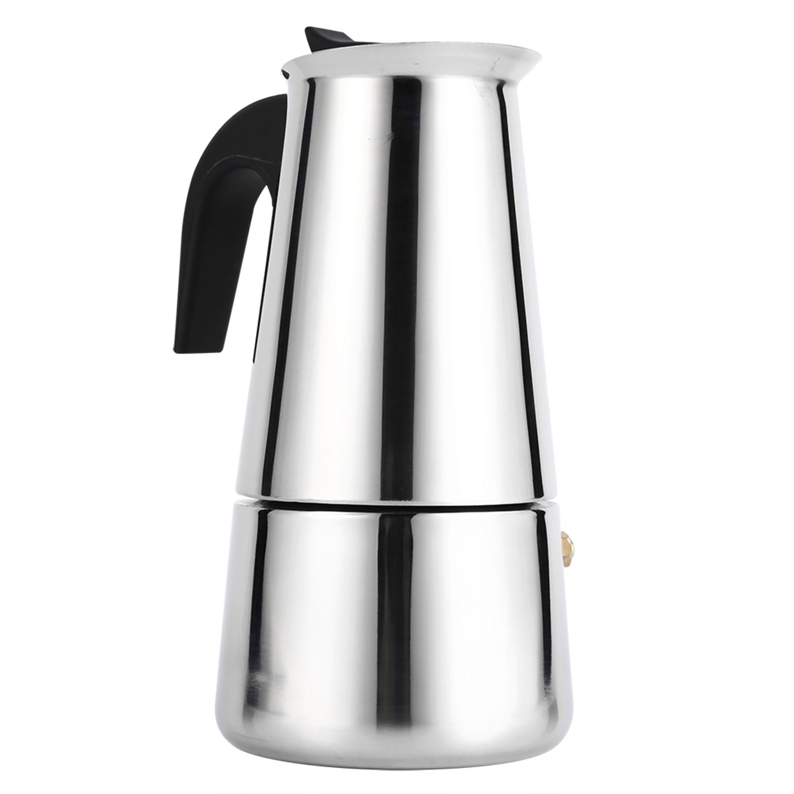 Stainless Steel Percolator Moka Pot Coffee Maker Stove Home Office Use (300ml)