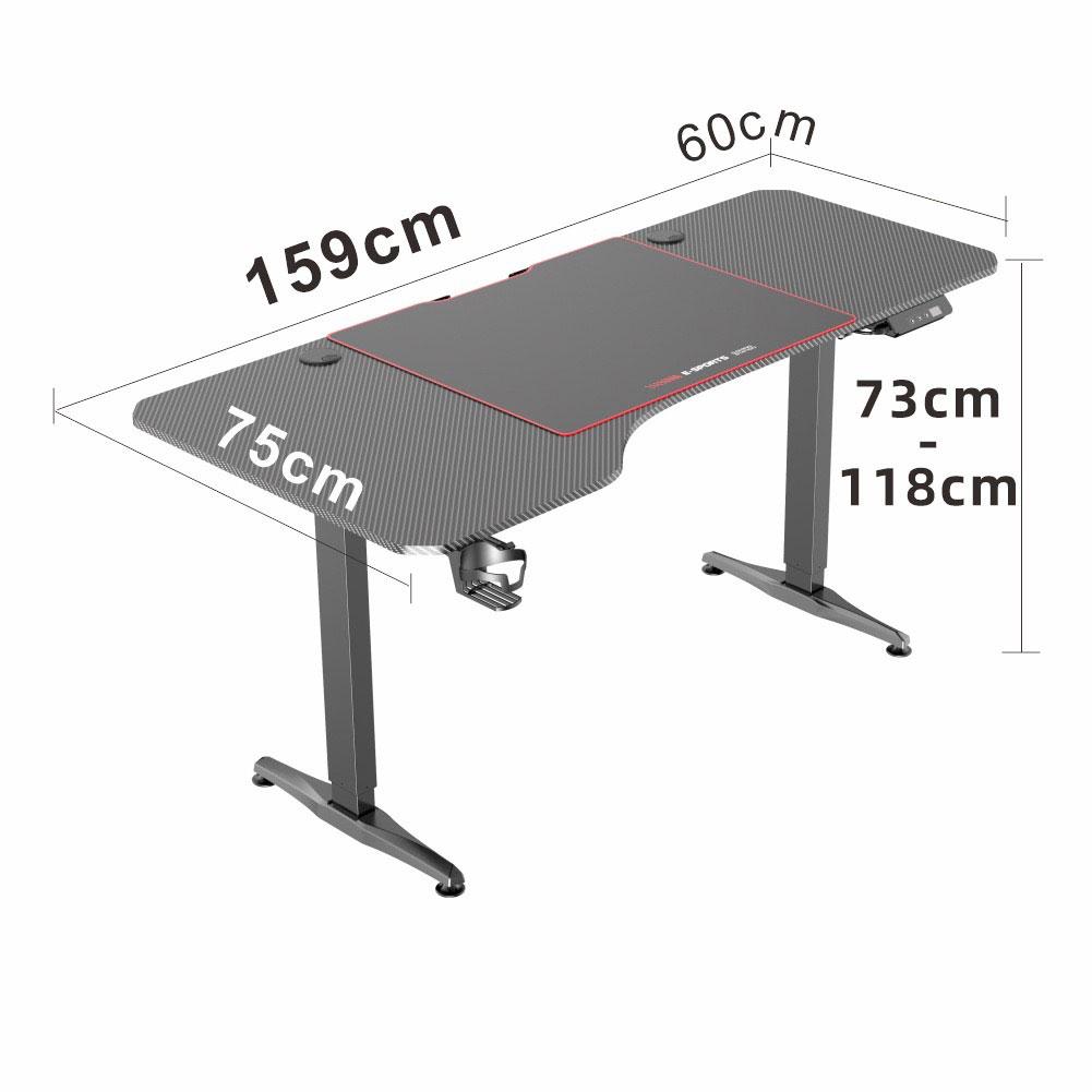 Gaming Standing Desk Home Office Lift Electric Height Adjustable Sit To Stand Motorized Standing Desk 1460 โ image 6