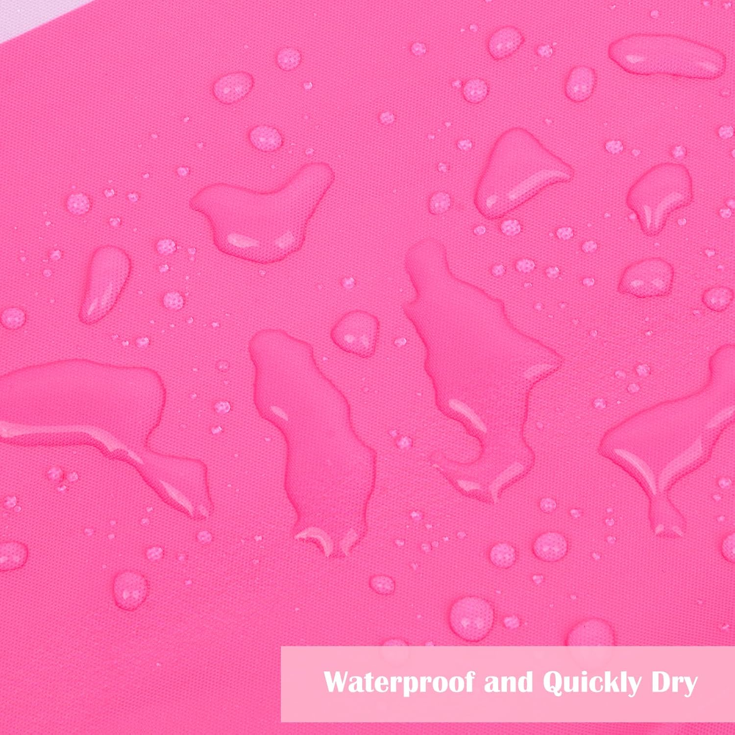 Pink Shower Curtain for Bathroom Cute Wavy Swirl 70S Abstract Retro Vintage Preppy Aesthetic Fabric Waterproof Bathroom Shower Curtains Set with Hooks 72x72 โ image 5