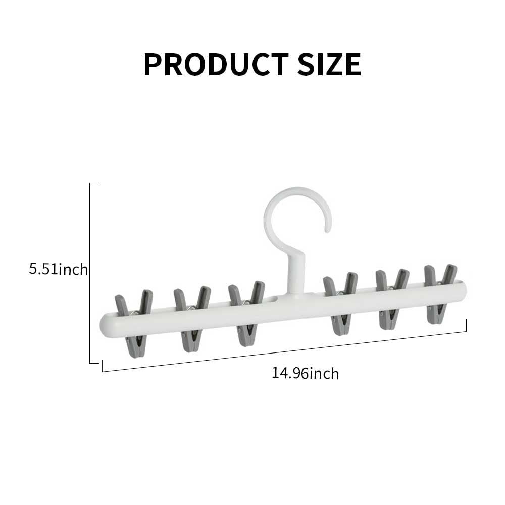 Hat Rack for Baseball Caps Hat Organizer Holder for Hanger Room Closet Display 6 Hat Storage Clips (2 Pack) — image 2