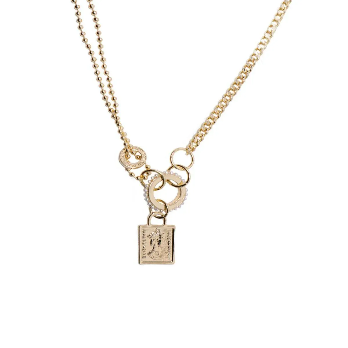 Vintage Gold Necklace Elegant Jewelry Women Classic Beauty Statement Piece โ image 2