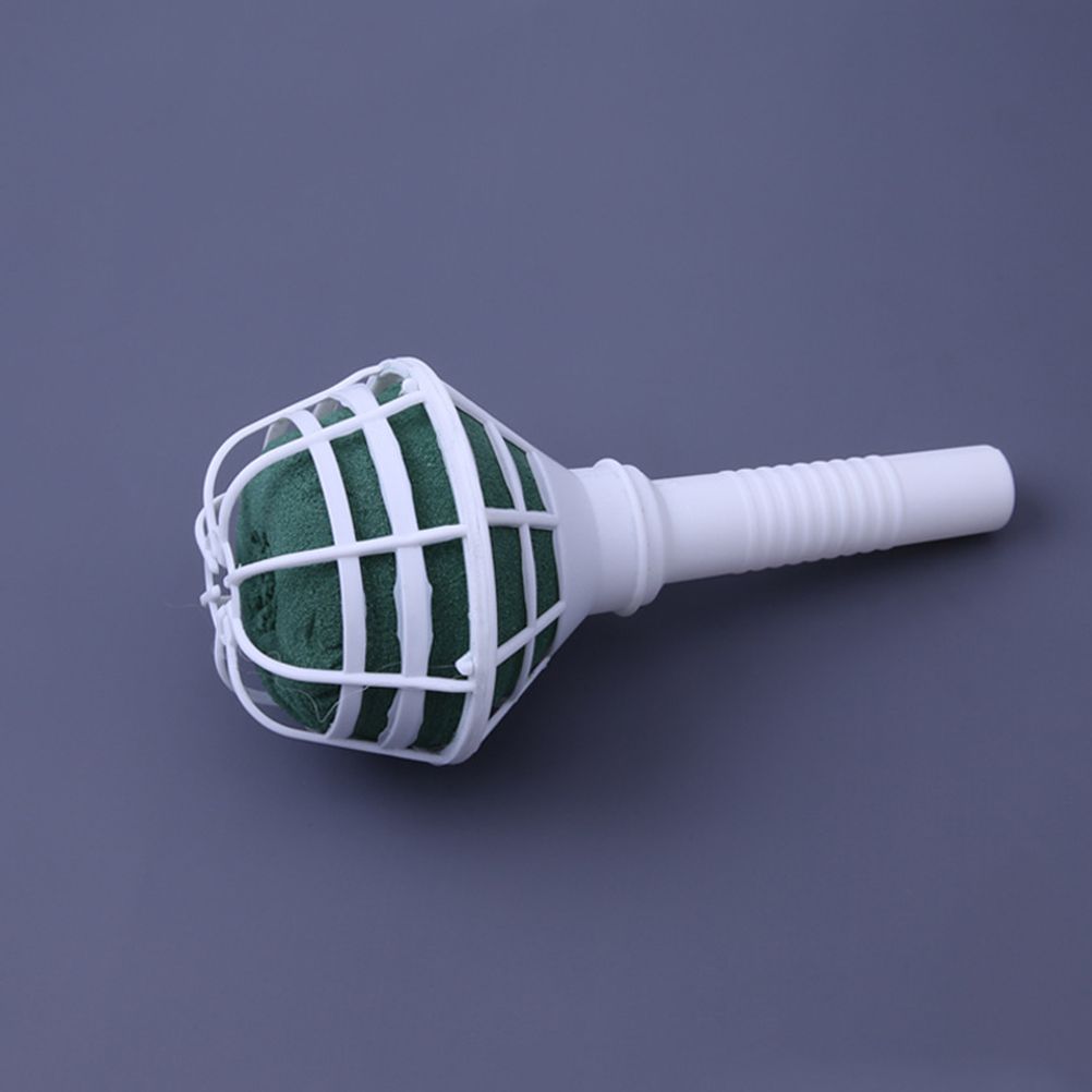 2PCS Foam Bouquet Holder Floral Plastic Handle DIY Bridal Floral Base — image 5
