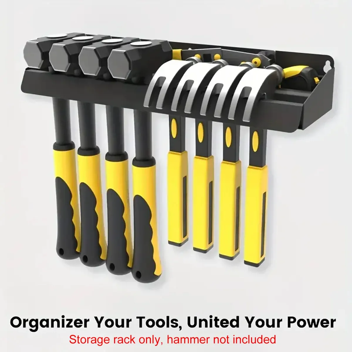 Multi Function Tool Rack Garage Storage Shelf Metal Organizer for Tools Hardware — image 5