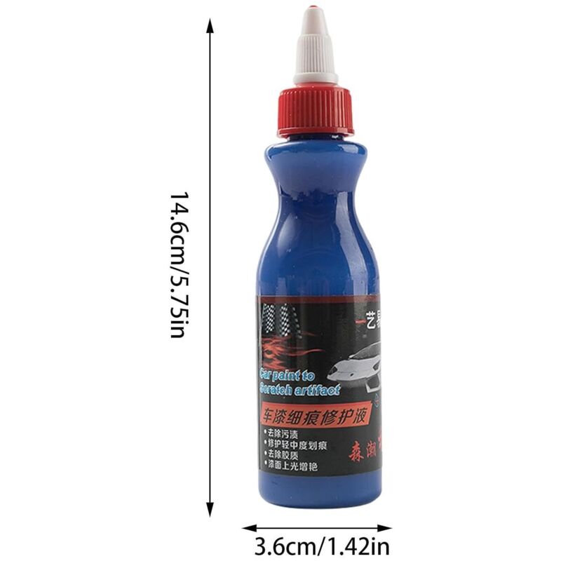 Car Paint Scratch Repair Scratch Remover 100Ml For Vehicles Multifunctional Car Polishing Compound Rubbing Compound — image 3