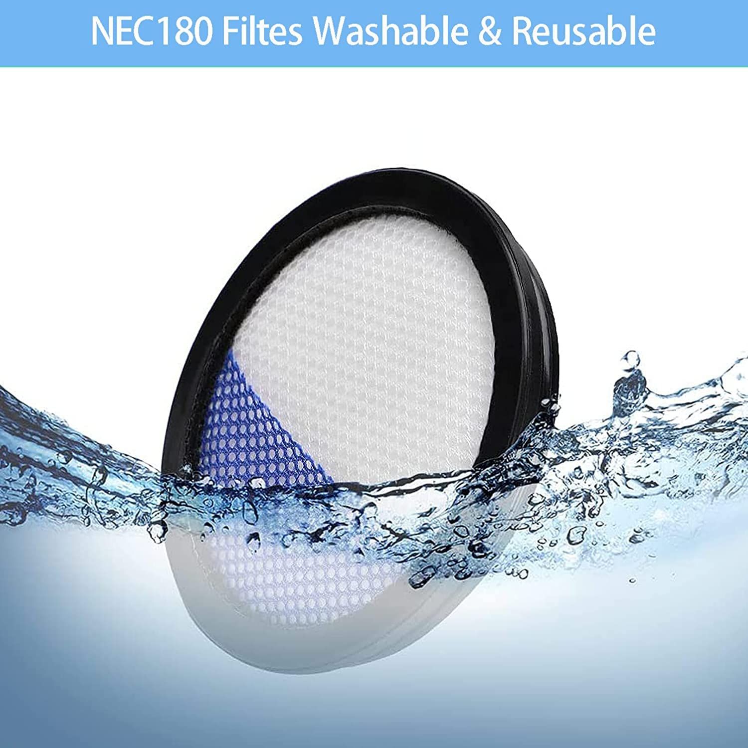 Filter - Replacement Filters Compatible with Vacuum Cleaner Lightweight Cordless Vacuum Filters Pack of 4 Premium Filters — image 3
