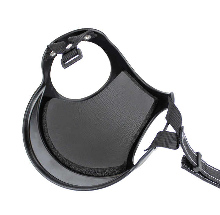 Size S Black Pet Safety Helmet – Stylish Protective Headgear for Dogs — image 4