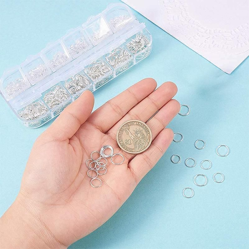 800x Jump Rings Split Lobster Clasps Hooks For DIY Jewelry Making Necklace — image 5