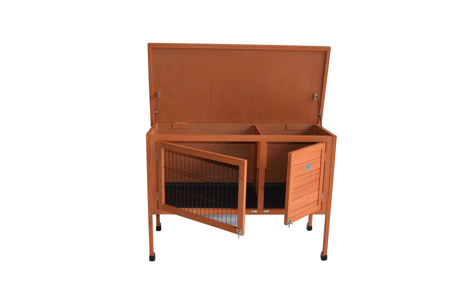YES4PETS Large Single Wooden Pet Rabbit Hutch Guinea Pig Ferret Cage โ image 2