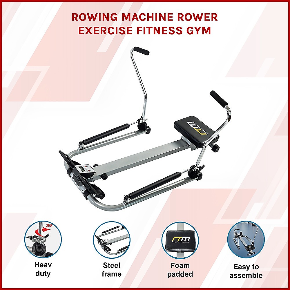 Rowing Machine Rower Exercise Fitness Gym โ image 3