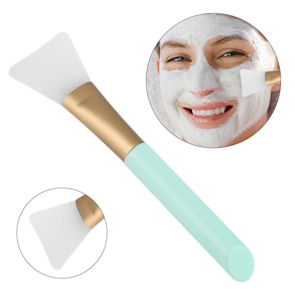 2 PCS Face Mask Beauty Tool Soft Silicone Facial Mud Mask, Brush Hairless Body Lotion And Butter Applicator — image 4