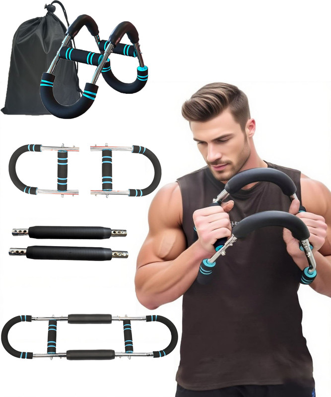 Twister Arm Trainer for Men & Women,60-110lb Adjustable Arm & Chest Workout Equipment,Portable Home Gym Strength Training Machine for Full-Body Toning & Muscle