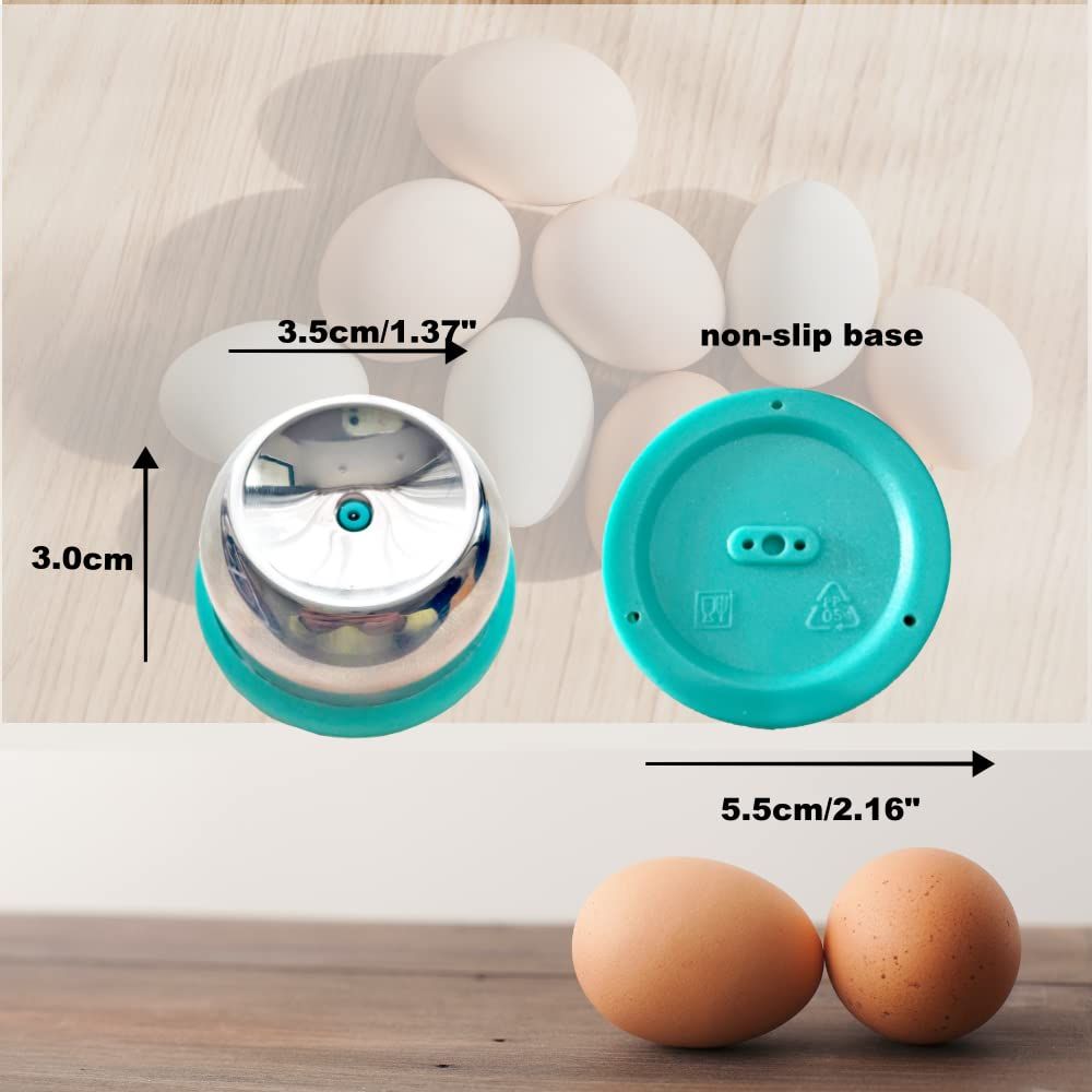 Stainless Steel Egg Piercer With Sturdy Base, Egg Hole Puncher to Get Good Hard Boiled Eggs, 2 Pcs — image 5