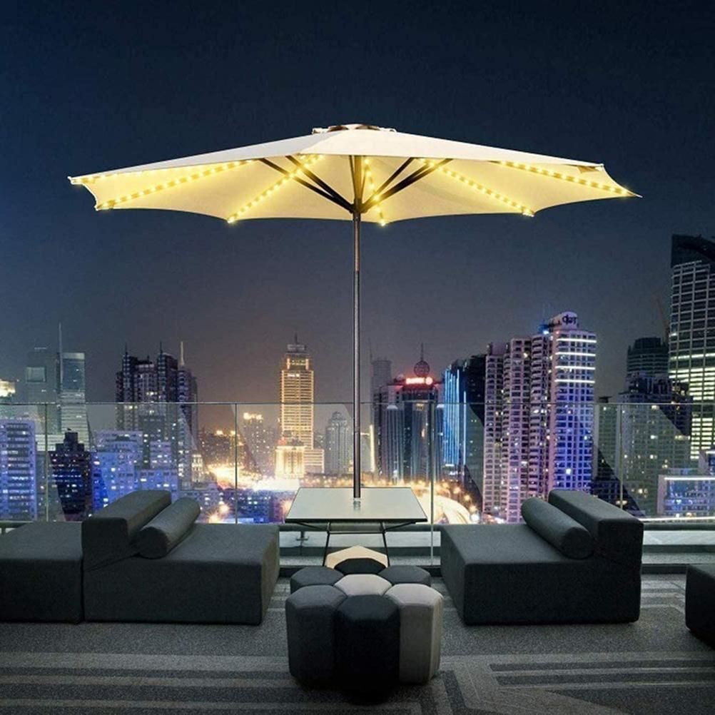 Solar Parasol Lighting with Remote Control 104 LED 8 Modes Fairy Lights Umbrella Light for Patio Outdoor and Indoor Decorative Light โ image 6