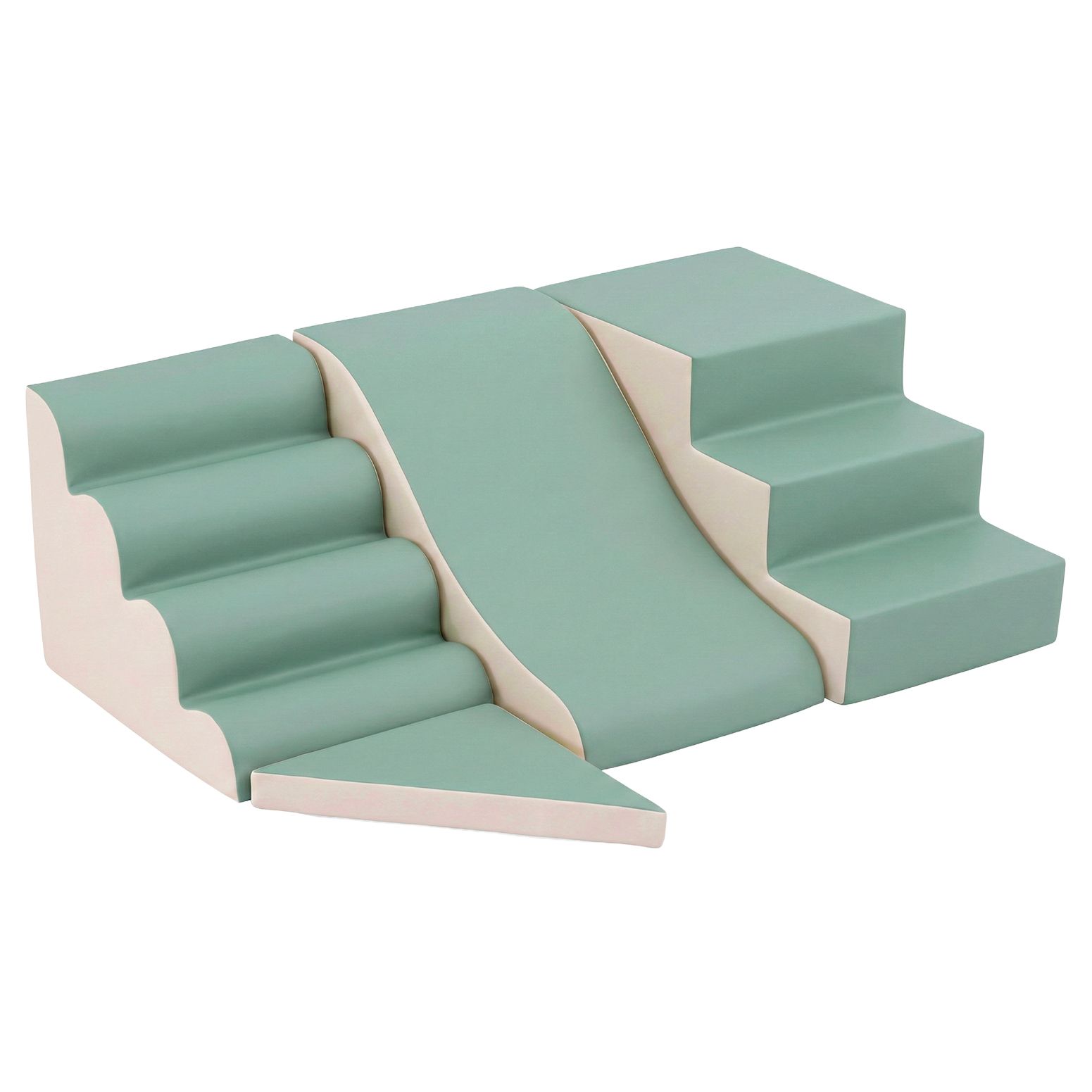Keezi Kids Climbing Blocks 4-Piece Foam Toddler Playset Soft Indoor Climbing Toy Rocker โ image 3