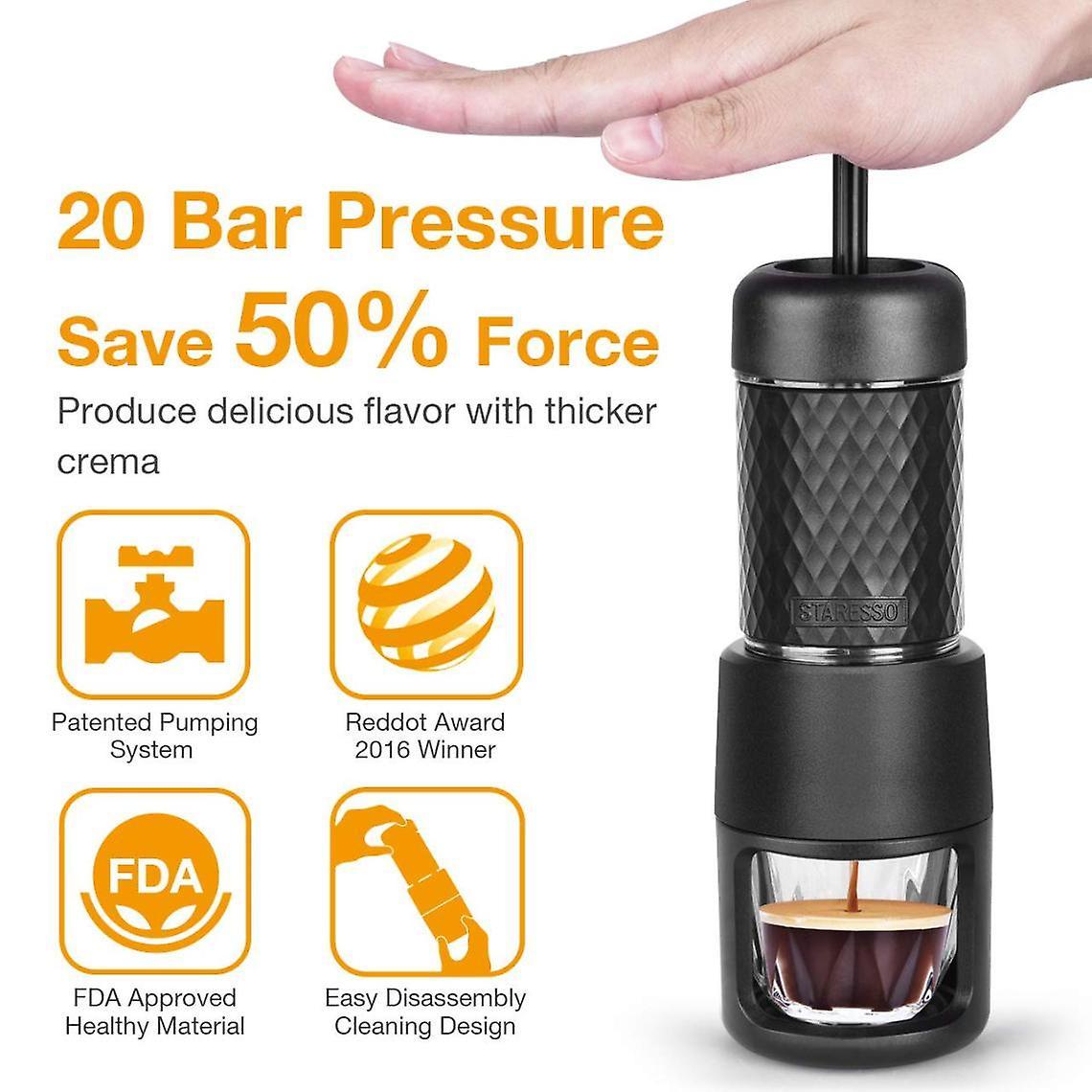 Manual Coffee Grinder - Hand Capsule Coffee Maker & Seasoning Grinder Combo Tool โ image 2