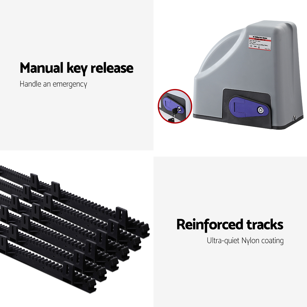 LockMaster Electric Sliding Gate Opener 800KG 6M Hardware Kit — image 6