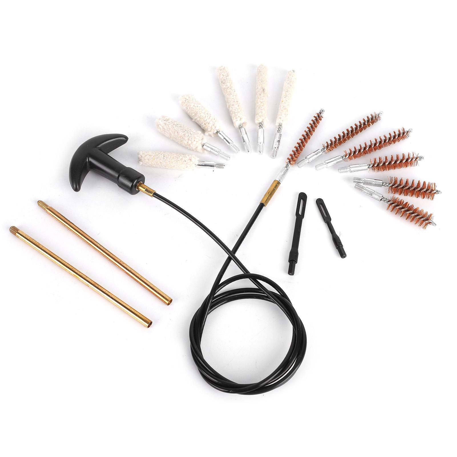 Pipe Inner Brush Set Brass Multifunctional Lightweight Portable Pipe Dredging Cleaning BrushGK28 19Pcs — image 2