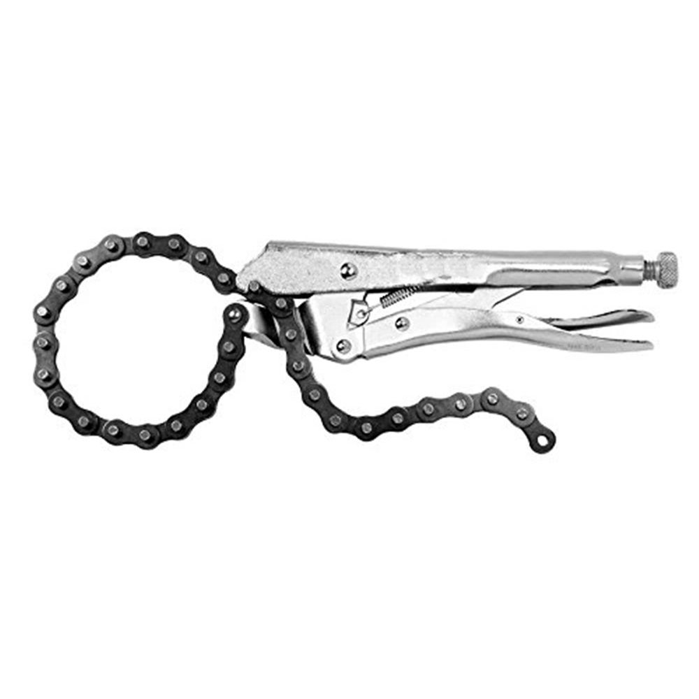 Locking Chain Clamp, Locking Chain Pliers with 80cm Chain, Quick Release,Heavy Duty Chain Vise Grip, Locking Chian Pliers Chain Vise Wrench for Any Shaped — image 2