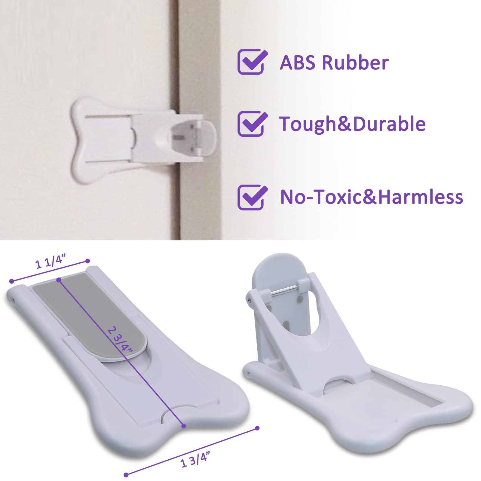 Child Safety Locks for Cabinets and Drawers, Sliding Door Lock, Easy-to-Install Cabinet Locks for Babies โ image 3