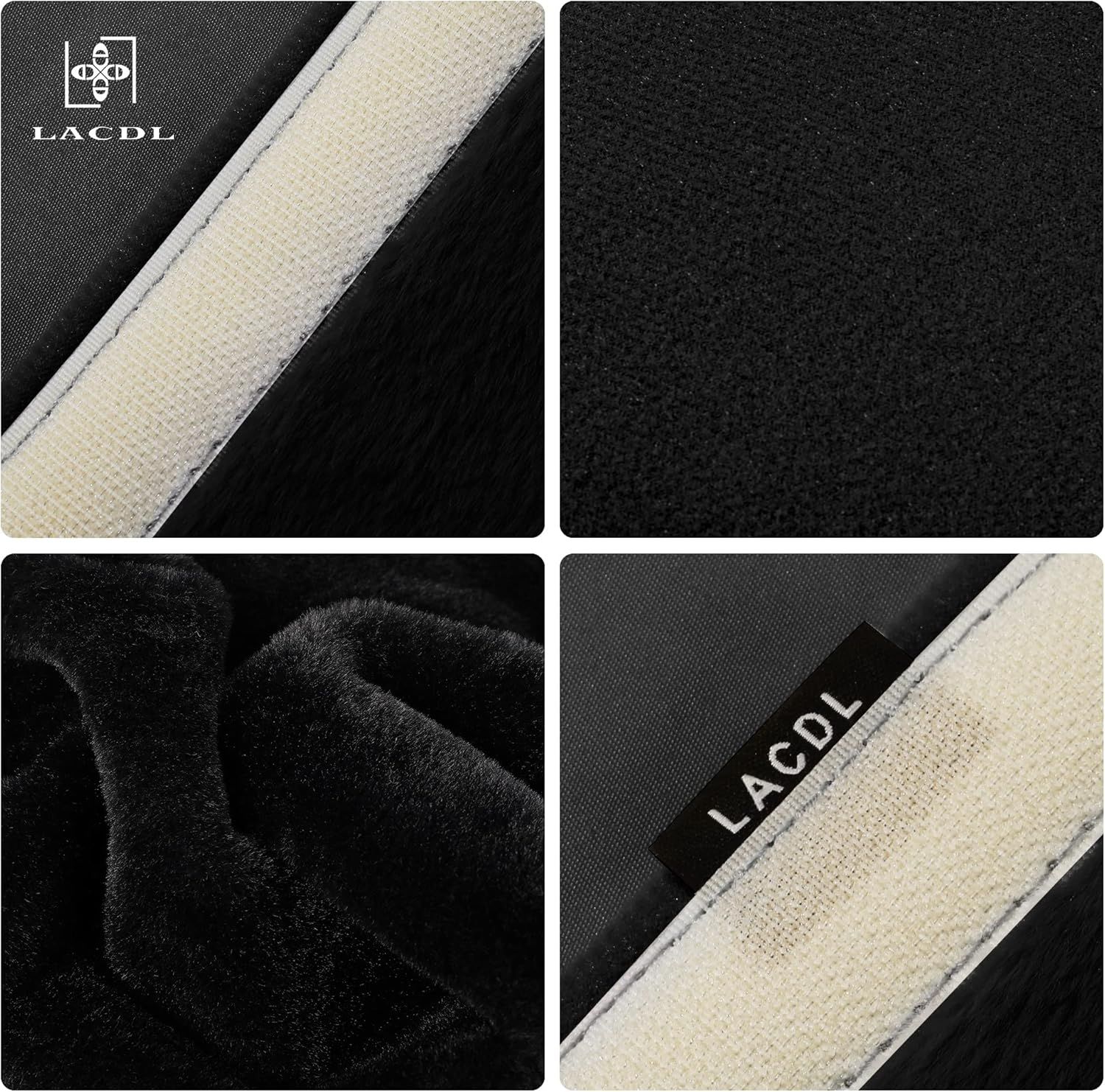 Extra Long Plush Seatbelt Shoulder Pad, Super Soft Furry Thick Car Seat Belt Strap Cushion, Universal Auto Interior Accessory, 1 Pack Black, Fixed Length 50cm — image 4
