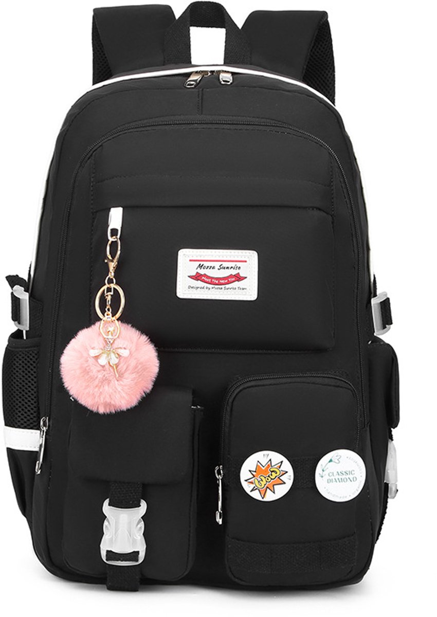 Backpack - School Bag - Backpack - Girl Backpack - School Bag - Laptop Backpack - 30 Liters - BlackA