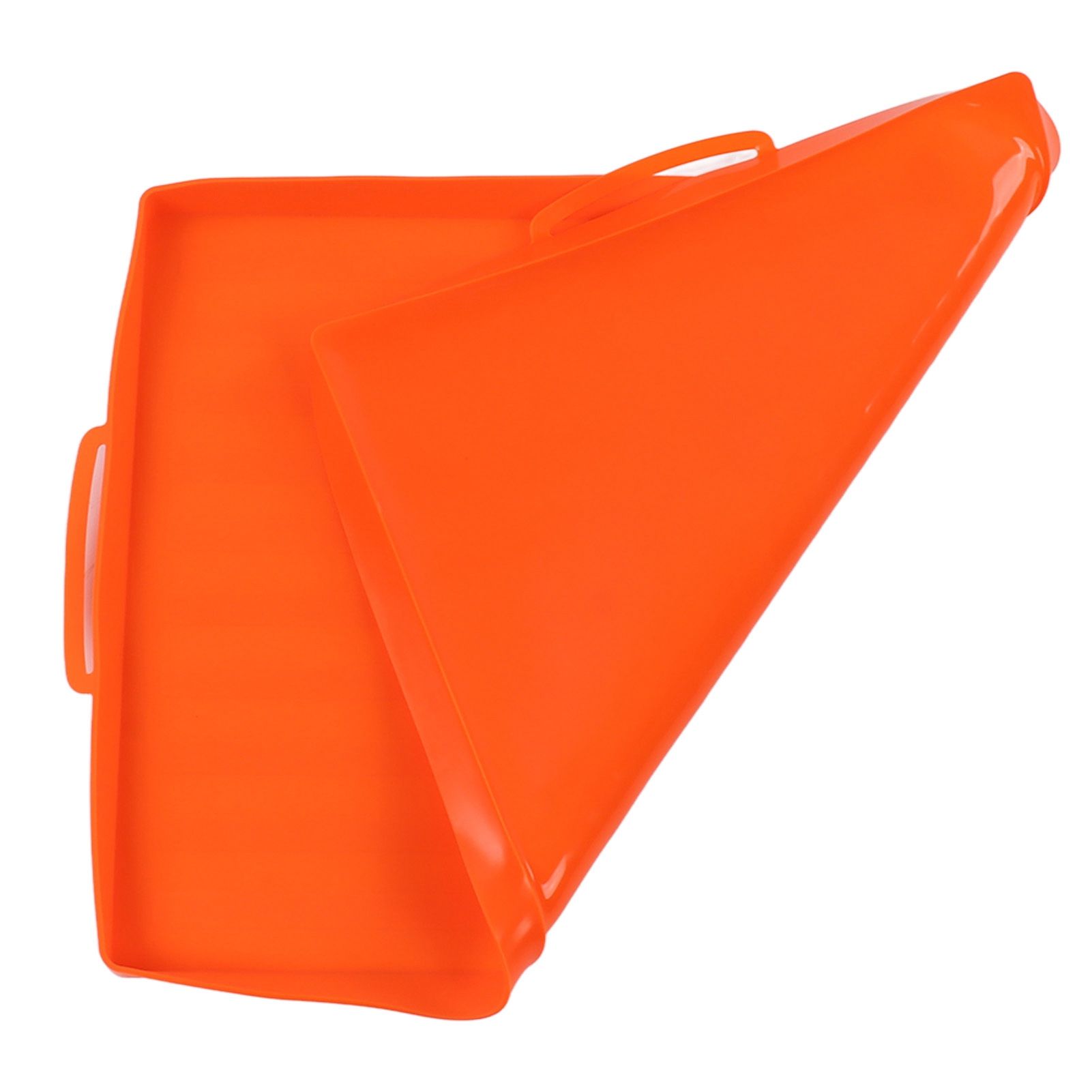 Griddle Mat Silicone Grill Cover Protective Grill Cover BBQ Grill Mat for Outdoor Cooking 22in Orange Handle โ image 4