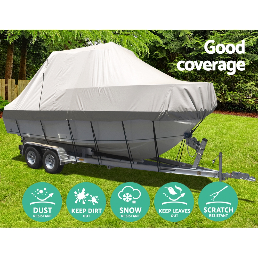 Seamanship 17-19ft Boat Cover Trailerable Jumbo 600D Marine Heavy Duty — image 3