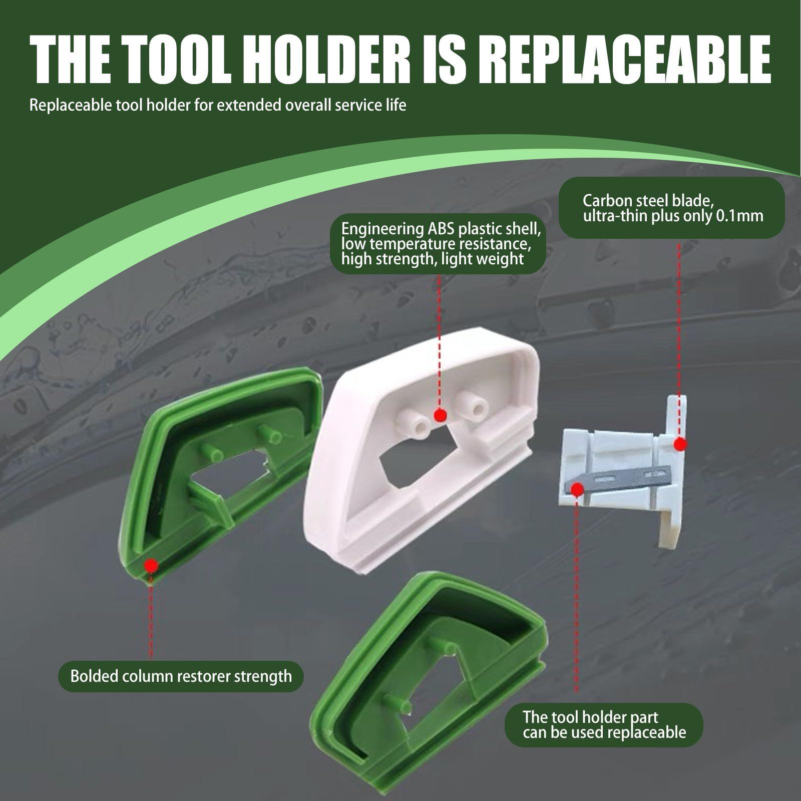 Car Windshield Wiper Regroover, Cleaning Car Wiper Blade Cutter Repairer, ABS Wiper DIY Smart Quickly Repair Tool โ image 4
