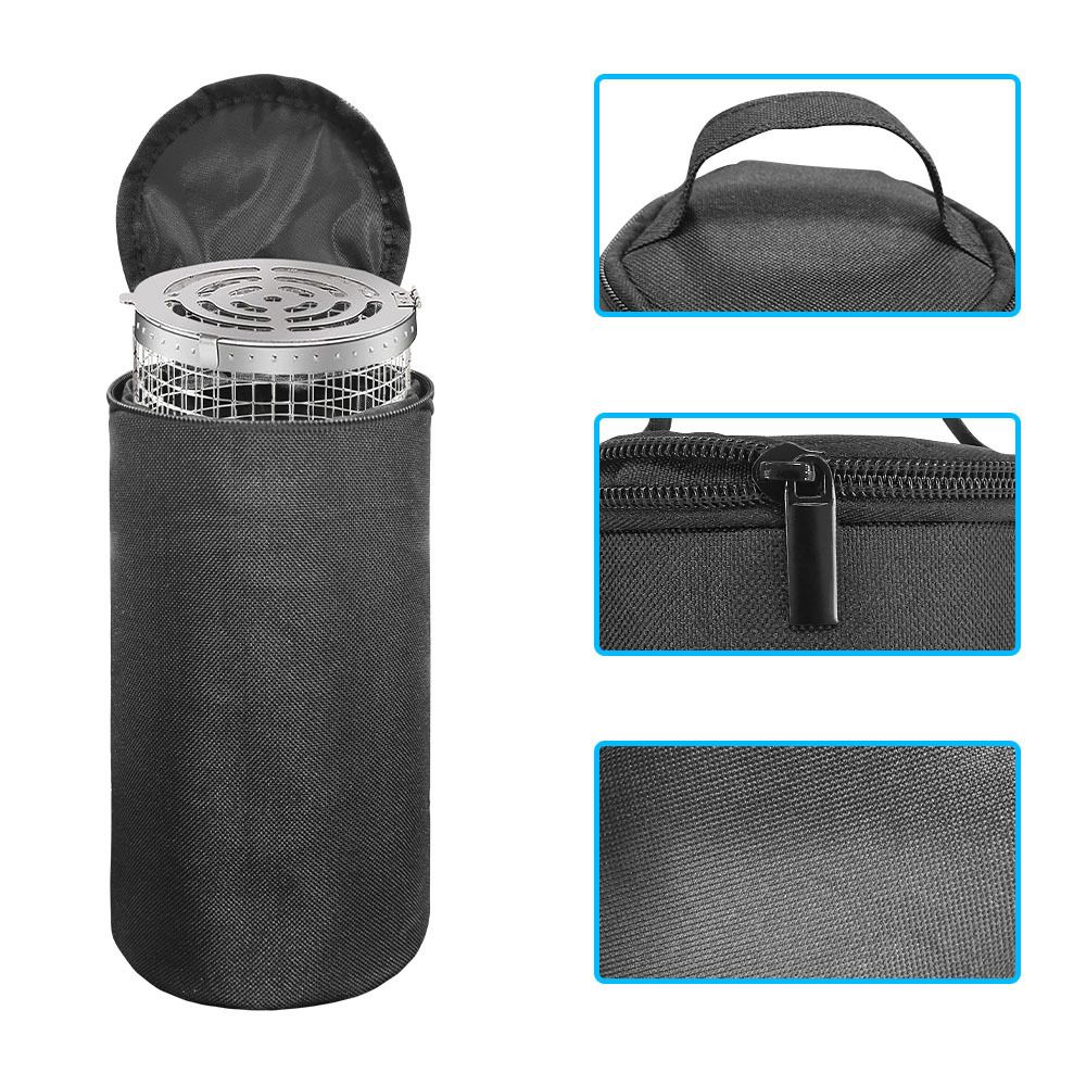 BBQ Roll Grill Baskets for Outdoor BBQ, Cylindrical Stainless Steel Grill Net for Vegetables & Meats, Outdoor Round Bbq Stainless — image 2
