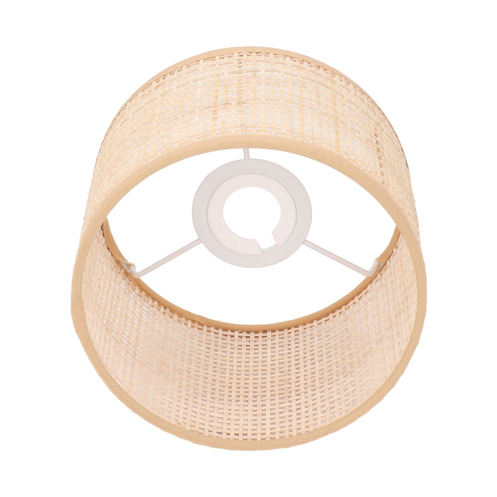 Rattan Lamp Shade Replacement Woven Basket Chandelier Vintage Hanging Table Floor Light Cover E27 E14 โ image 6