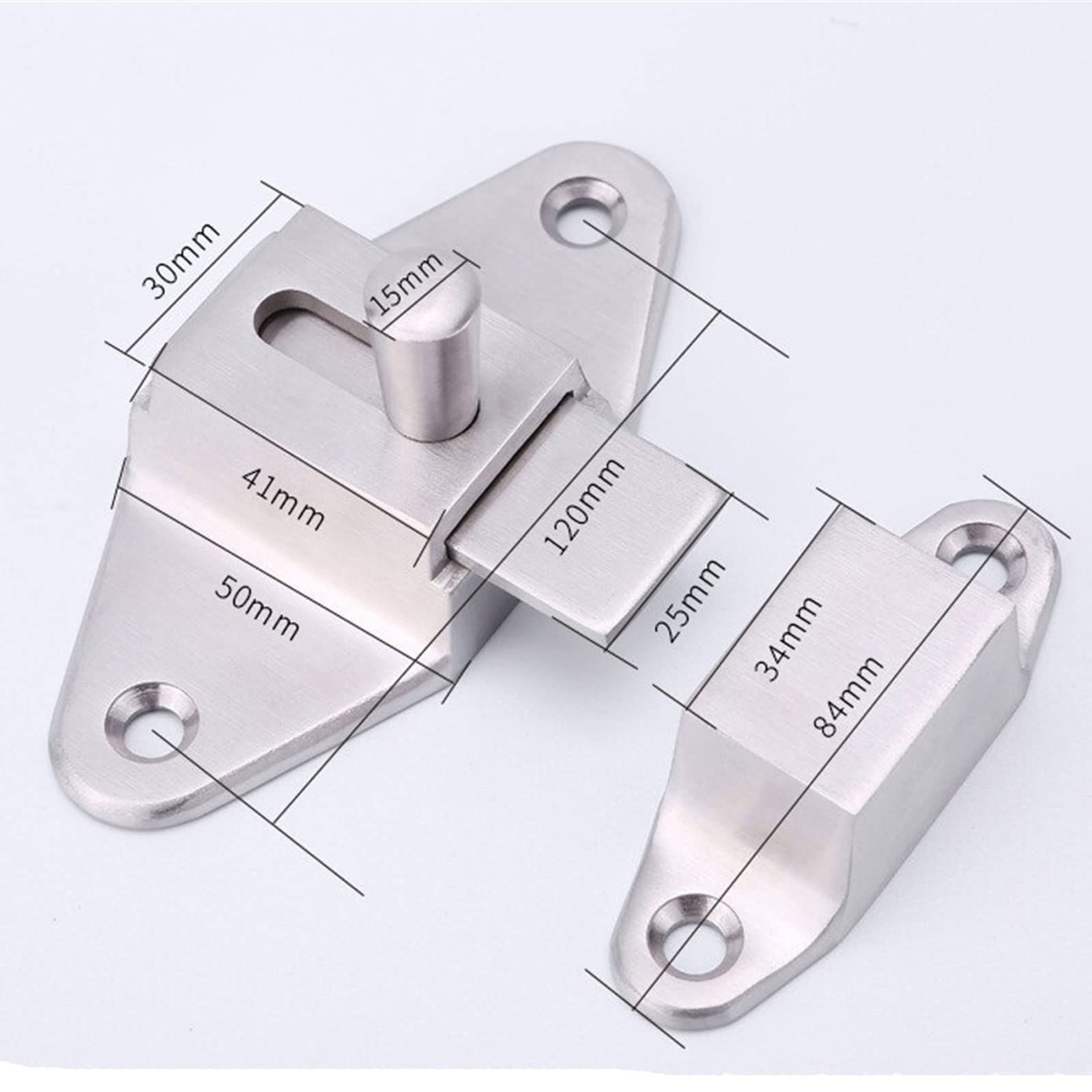 Door Locks and Latches Anti-Theft Bolt Door Stainless Steel Pprecision Casting Buckle Bathroom Heavy-Duty Industrial-Grade โ image 5