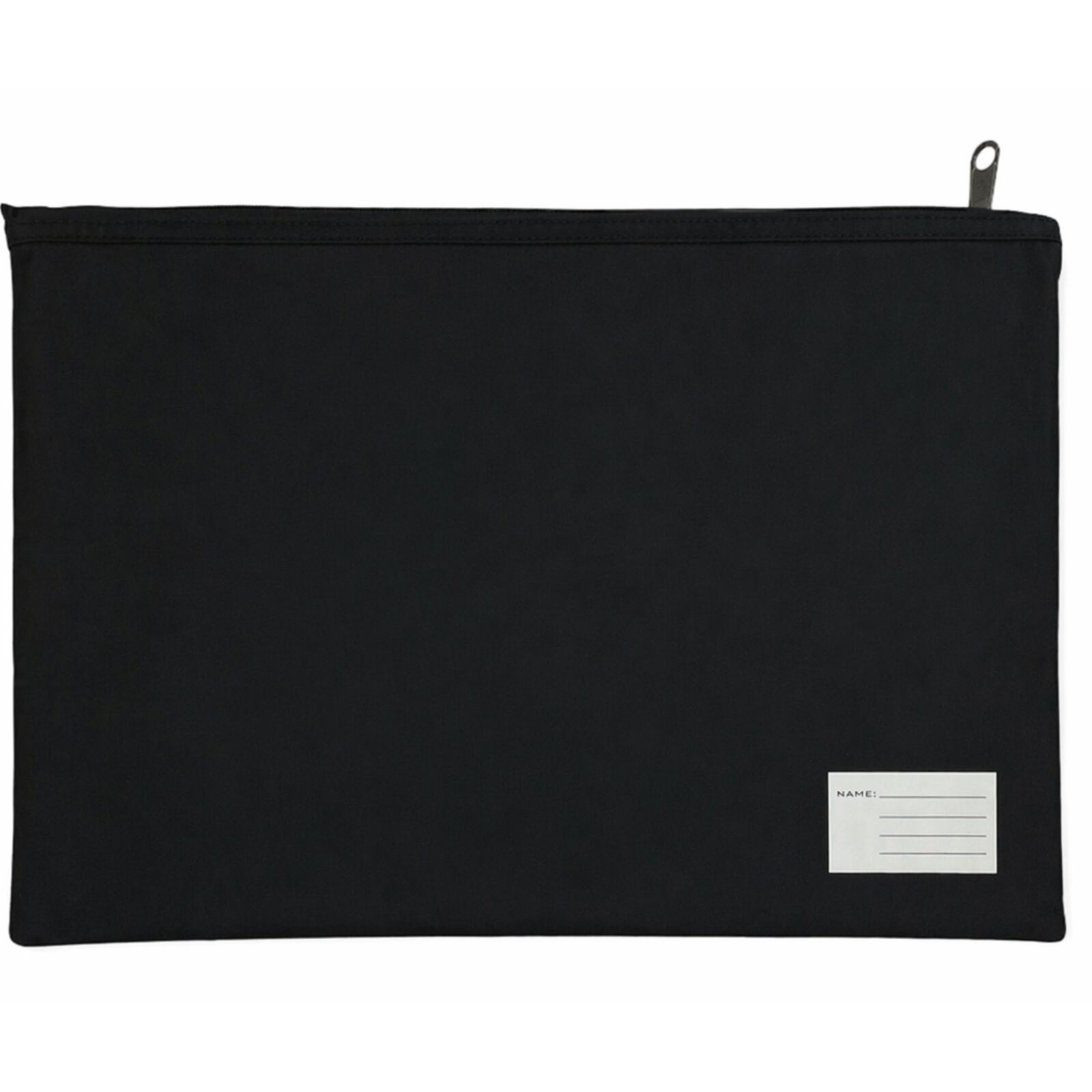 Leuts Jumbo Pencil Case Zip Large Capacity Pen Pouch Compartments - Black β image 2