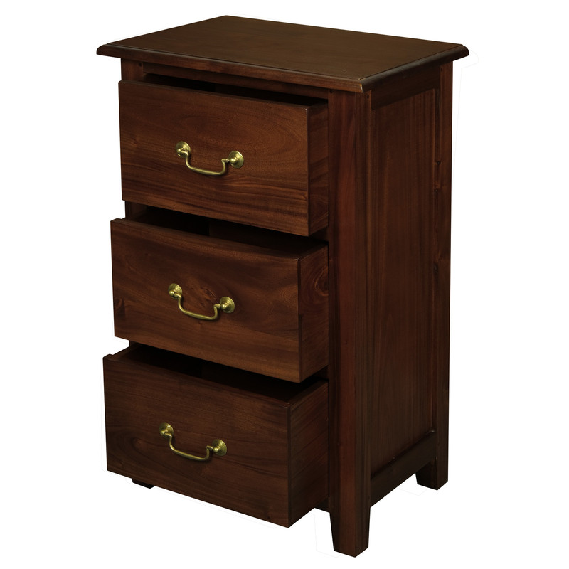 Tasmania 3 Drawer Lamp Table (Mahogany) — image 2