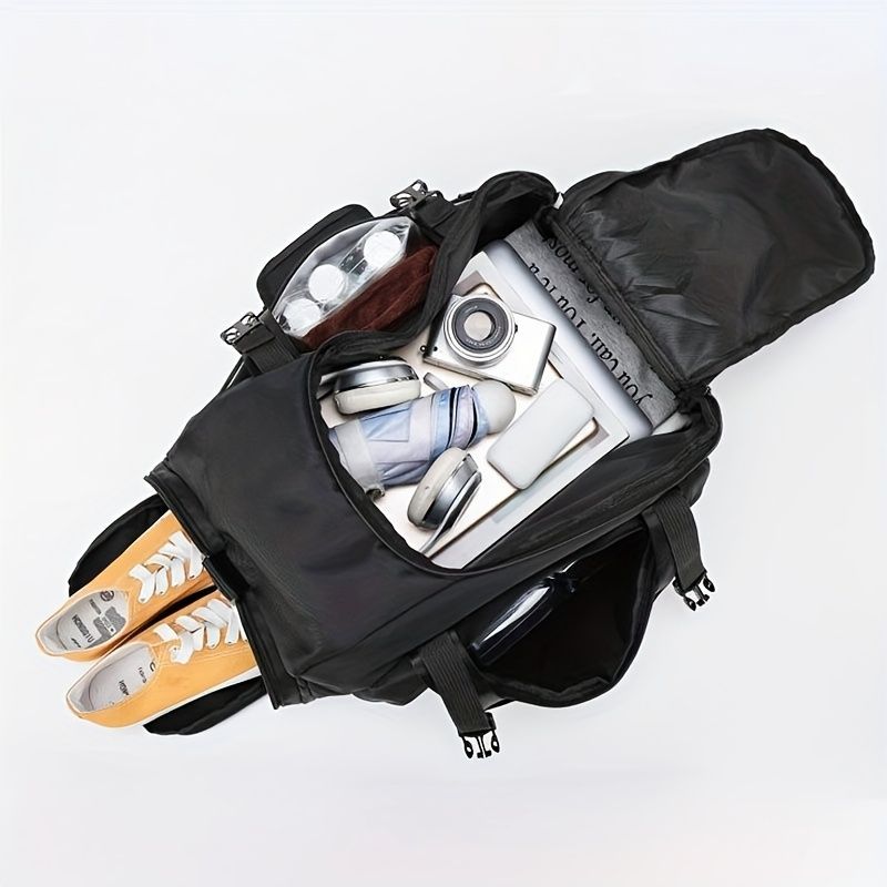 Travel Duffel Bag T60 Duffel Durable Travel Bag Stylish Gym Bag Weekend Bag - Rose red - Size 45-25-23CM β image 4