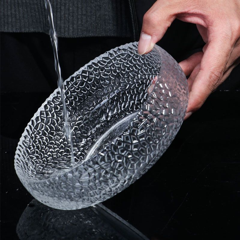 Ashtray Glass Ashtray Large Round Home Living Room Bedroom Study Cigarette Cigar Ashtray Simple Atmosphere Office Ashtray — image 2