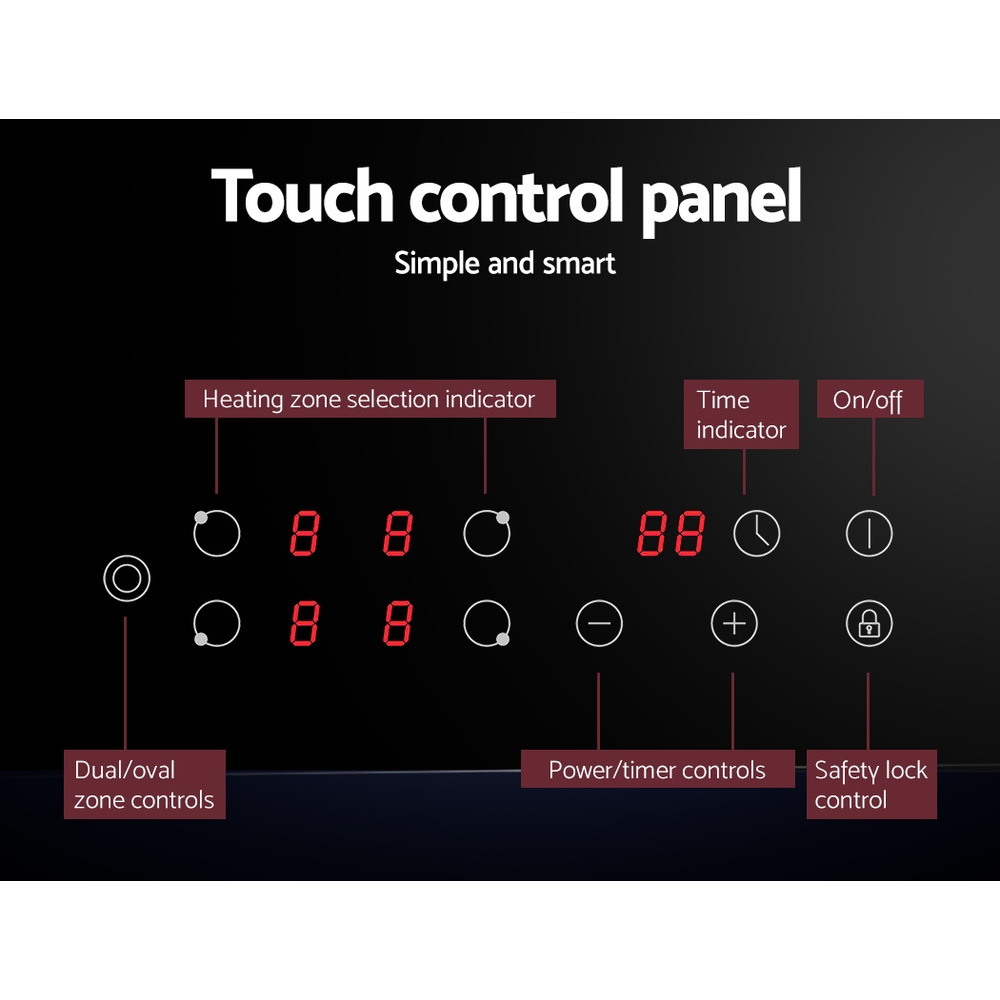 Devanti Electric Ceramic Cooktop 77cm โ image 6