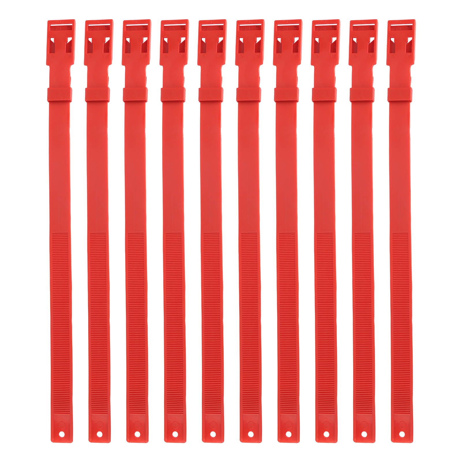 10PCS Goat Collar PU 23 Inch Adjustable Livestock Collar for Farm Animal Cow Horse Sheep Red β image 2