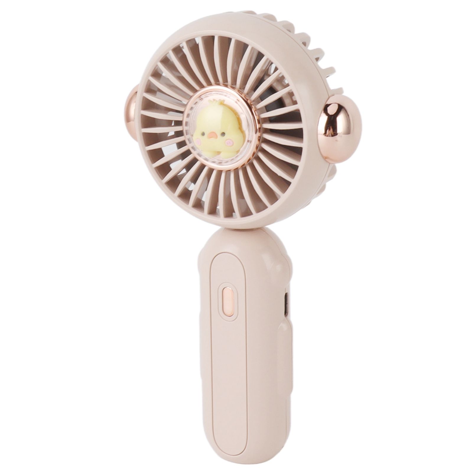 Foldable Mini Fan Cute Lightweight 900mAh Adjustable Low Noise Handheld Fan for Summer Pink โ image 3