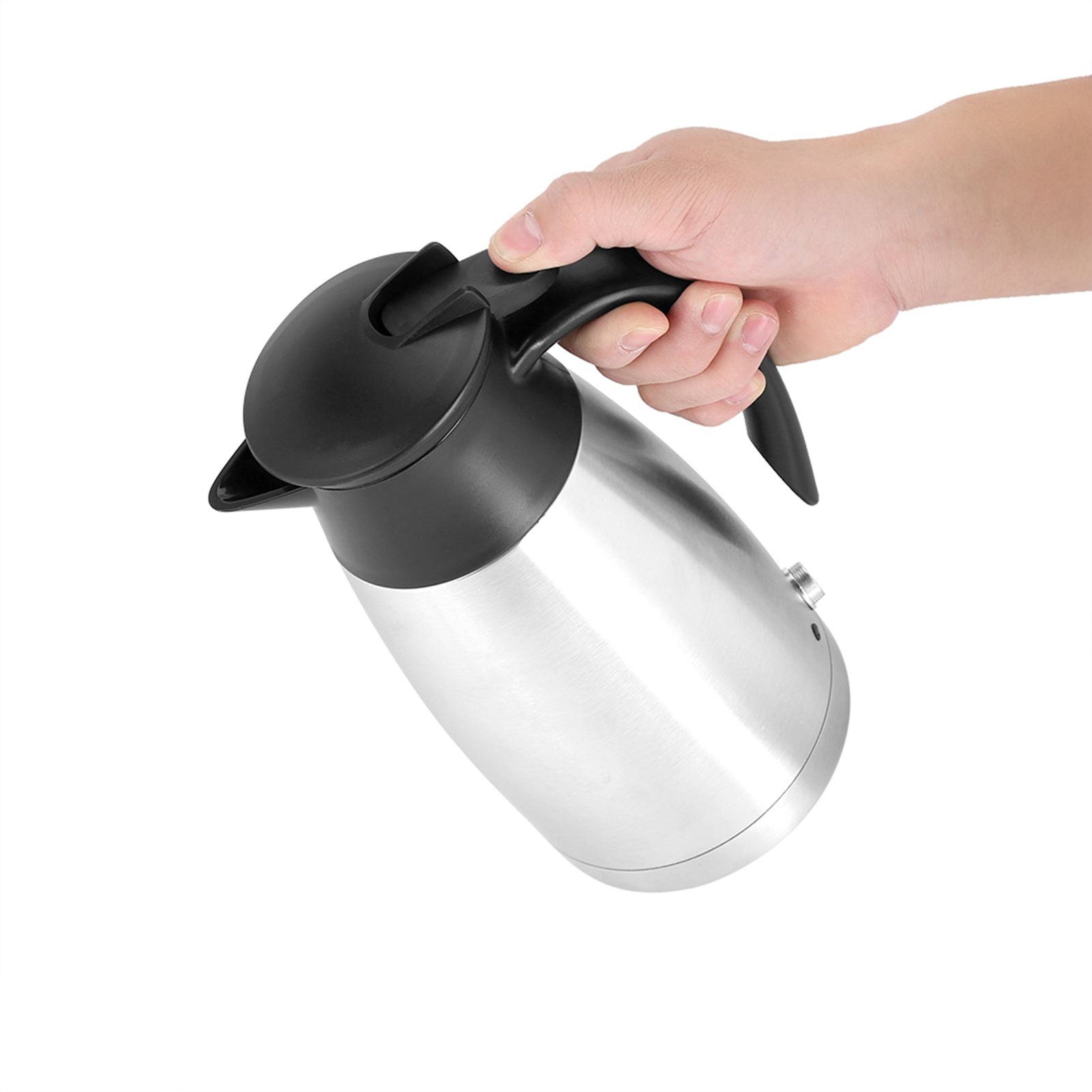 12V 1000ml Stainless Steel Car Automobile Electric Heating Kettle Portable Water Cup β image 3