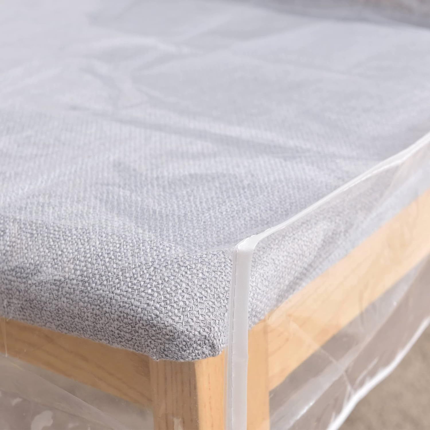 Dining Room, Waterproof Clear Seat Chair Protector Cover with Backrests, Protect The Chair from Stains — image 4