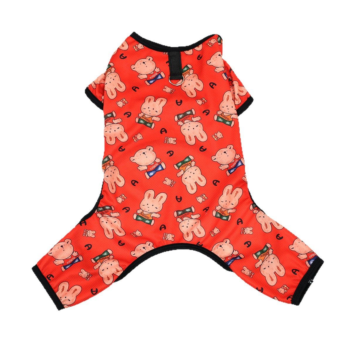 Pet Dog Summer Mesh Clothing Harry Kennel Four-legged jacket with traction buckle-red rabbit Xs recommendations (0.5-1.0kg ) — image 6