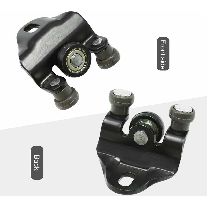 3 pcs Set Left Sliding Door Guide ROllers For Transit Mk6 Mk7 Left 1667675 (Top + Middle + Bottom) — image 2