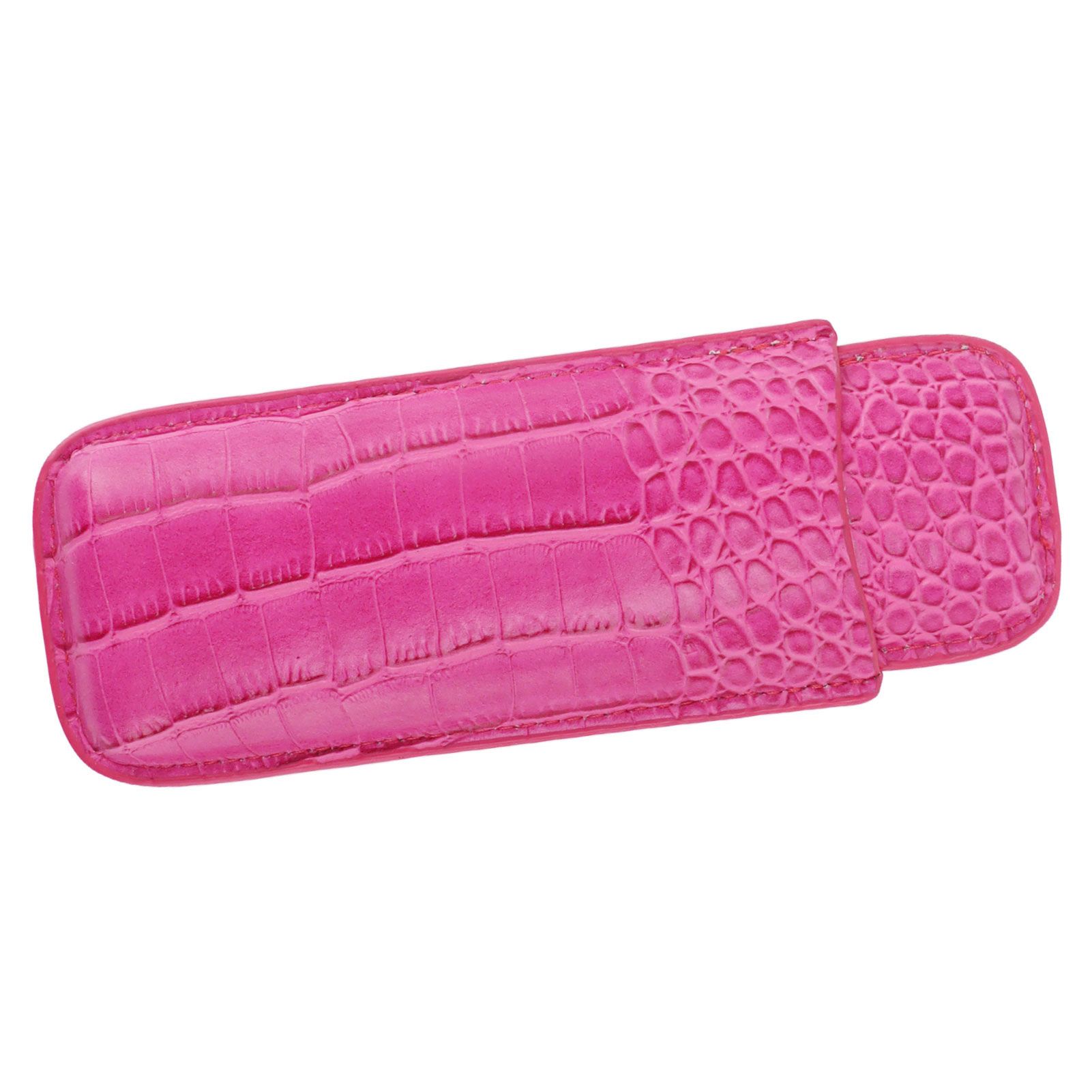 Cigar Case Holder Soft Leather Portable Wear Resistant Vintage Cigar Humidor for Birthday Pink โ image 4