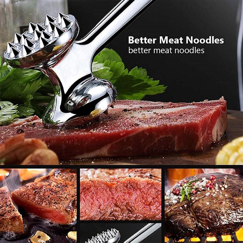 Meat Hammer Kitchen Tenderizing Beating Tool Double Sided Loose Meat Hammer — image 4