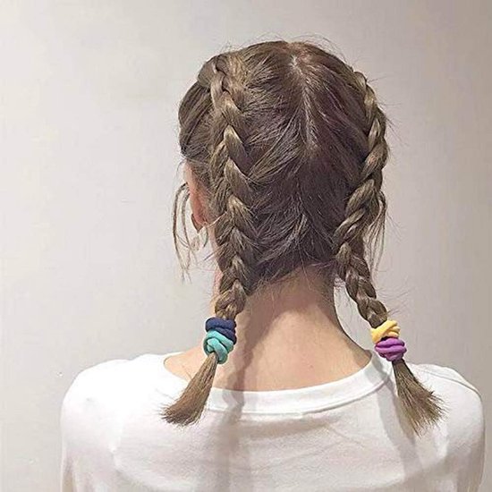 50-pack baby hair ties - multiple colors available - elastic mini hair ties - ponytail headbands - hair accessories for girls and children โ image 2