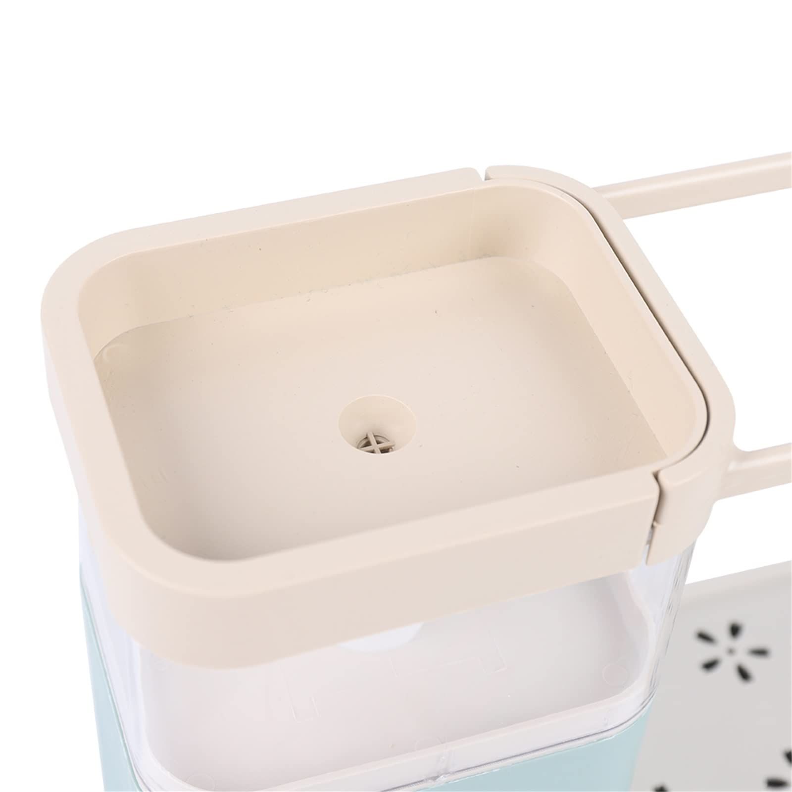 Kitchen Sink Caddy Organizer, Sponge Holder, Brush Holder, Dish Cloth Hanger Dish Soap Dispenser for Kitchen — image 3