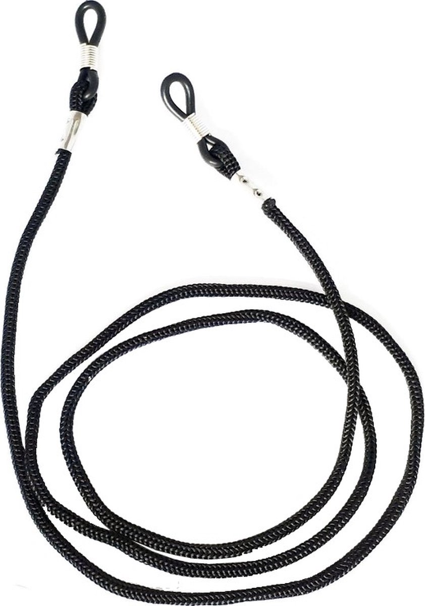 Pieces - Glasses Cord - Sunglasses String - Small Glasses Cord - Rubber Loop - Black