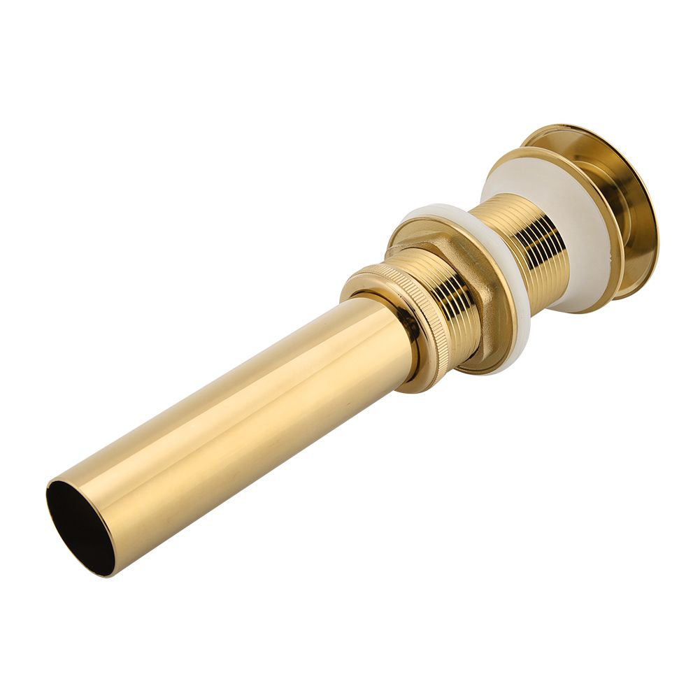 G1 1/4" Brass Bathroom Basin Sink Pop Up Drain Assembly NOn Overflow (Titanium Chrome Plating) โ image 3
