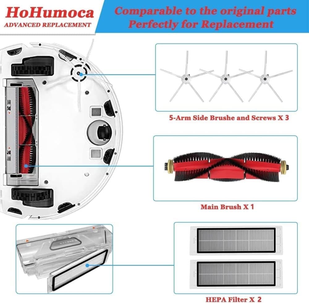 7 Pieces Roborock S5 S6 Accessories, Compatible with Roborock โ image 2